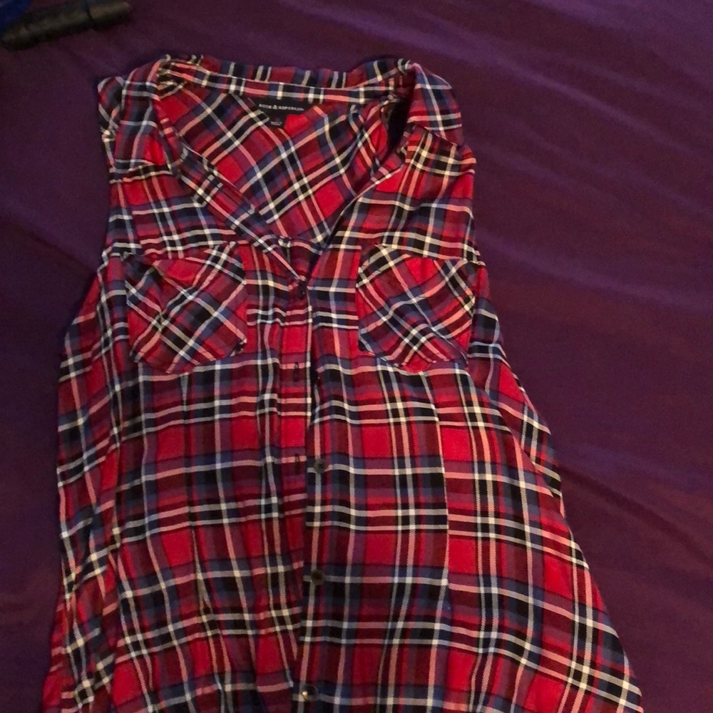 Plaid Top